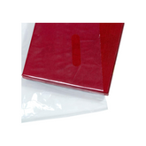 9 X 12 Pack of 100 Clear Merchandise Poly Bags With Die Cut Handle 1.25 Mil - Infinite Pack